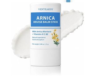 Arnica Bruise Balm Stick – Fast-Acting Arnica Montana with Vitamins K, C & E for Bruises, Swelling & Discoloration – Non-Greasy, Quic