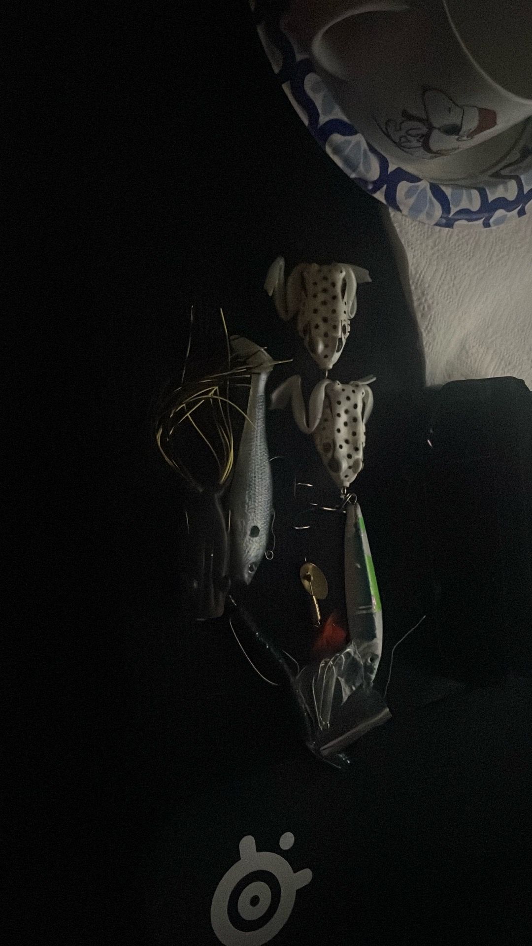 FISHING LURES. HOOKS AND WEIGHTS(3 for all)