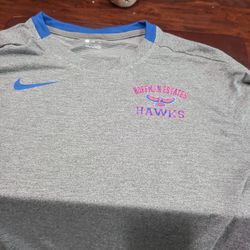 Mens Nike Long Sleeve Shirt NWT Hoffman Estates HAWKS