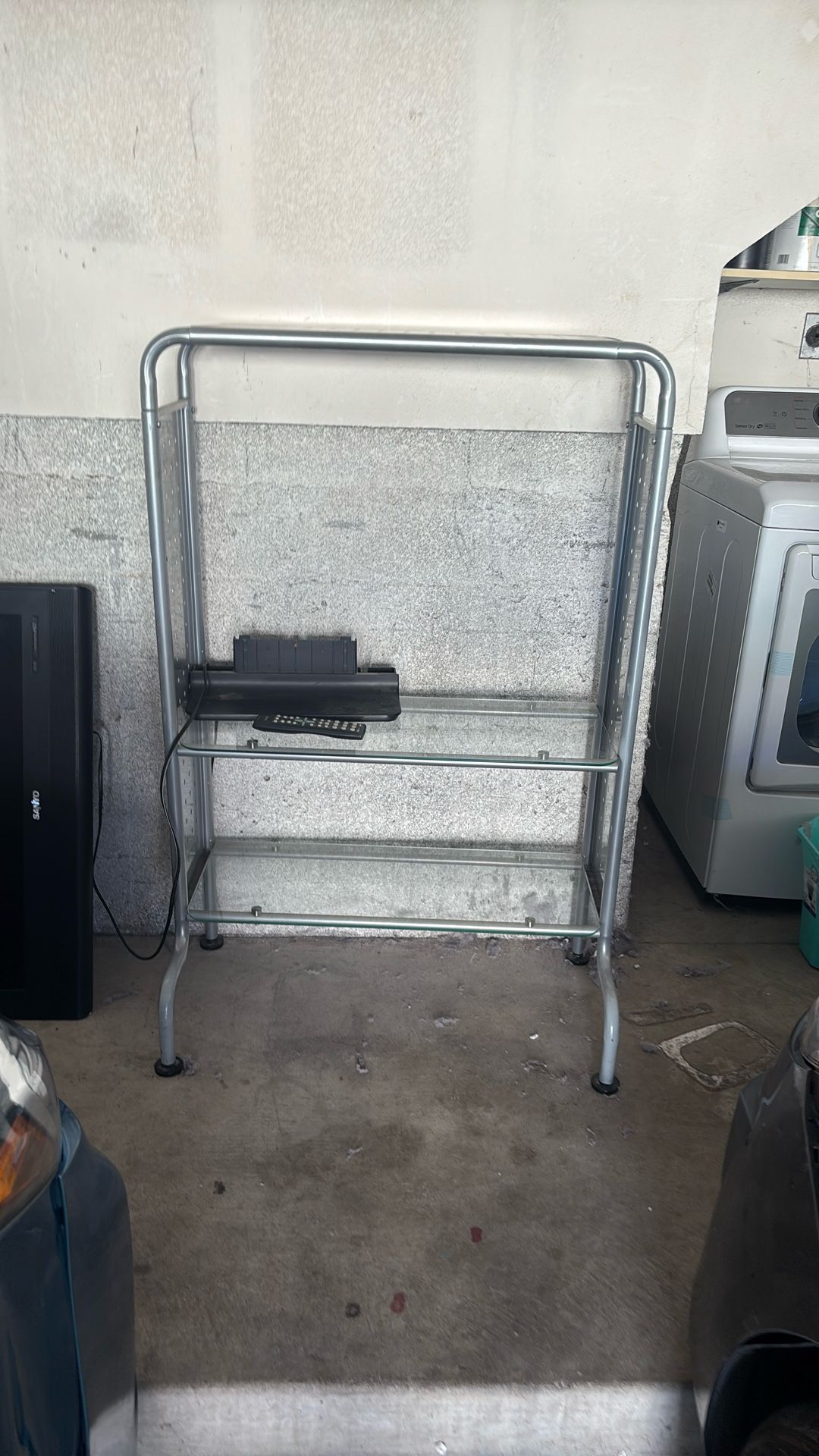 32 Inch Glass shelves