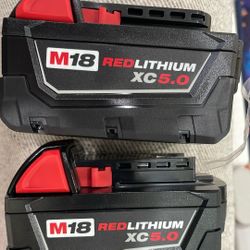 Milwaukee M18 5.0 Battery