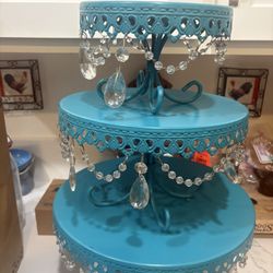 Turquoise Cake Stands