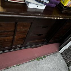 Large TV Stand   65x19.5 And 33” High