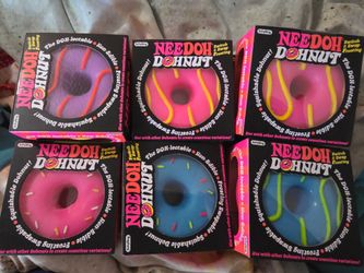 NEEDOH DONUTS! SWIRL, SPRINKLES PINK BLUE AND PURPLE!