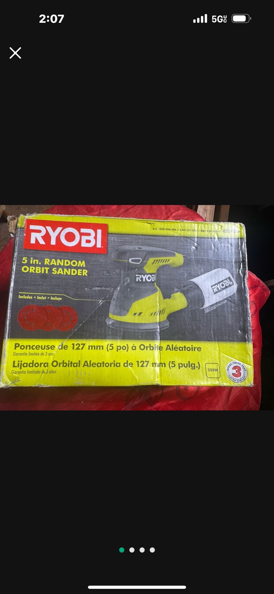 RYOBI 5in Sander