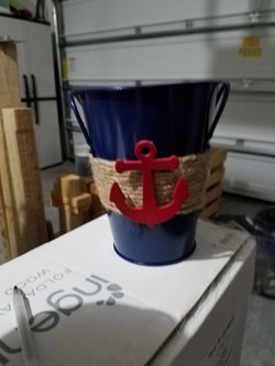 Nautical custom buckets