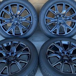 22” Chevy Tahoe Silverado Suburban High Country RST Premier Wheels Rims Tires OEM