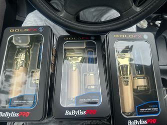 *BRAND NEW Babyliss gold fxone shaver, trimmer, and clipper