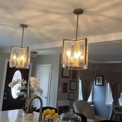  2 Ceiling Lights 13 Inches