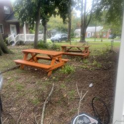Wood Picnic Tables