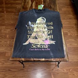 Triple 7's Miami Men's Black Washed Tee