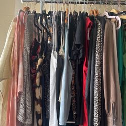 Clothes Size M and S Shoes Size 9.5 Purses and Jewlery