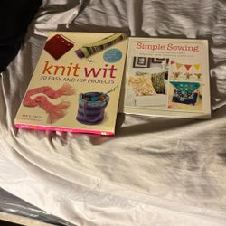 Sewing Book And Knitting Book 