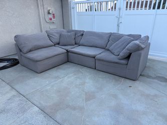 Gray Cloud Modular Sectional Sofa