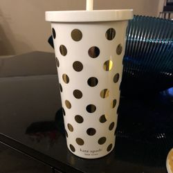 Kate Spade new york Insulated Tumbler, Gold Dots