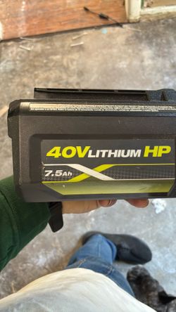 Ryobi 40v 7.5 AH