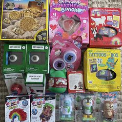 Toys box 18 pieces new