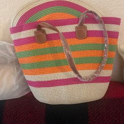 Beach Bag And Hat