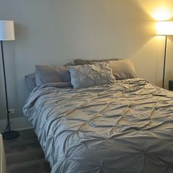 Queen Size Mattress + Bed Frame