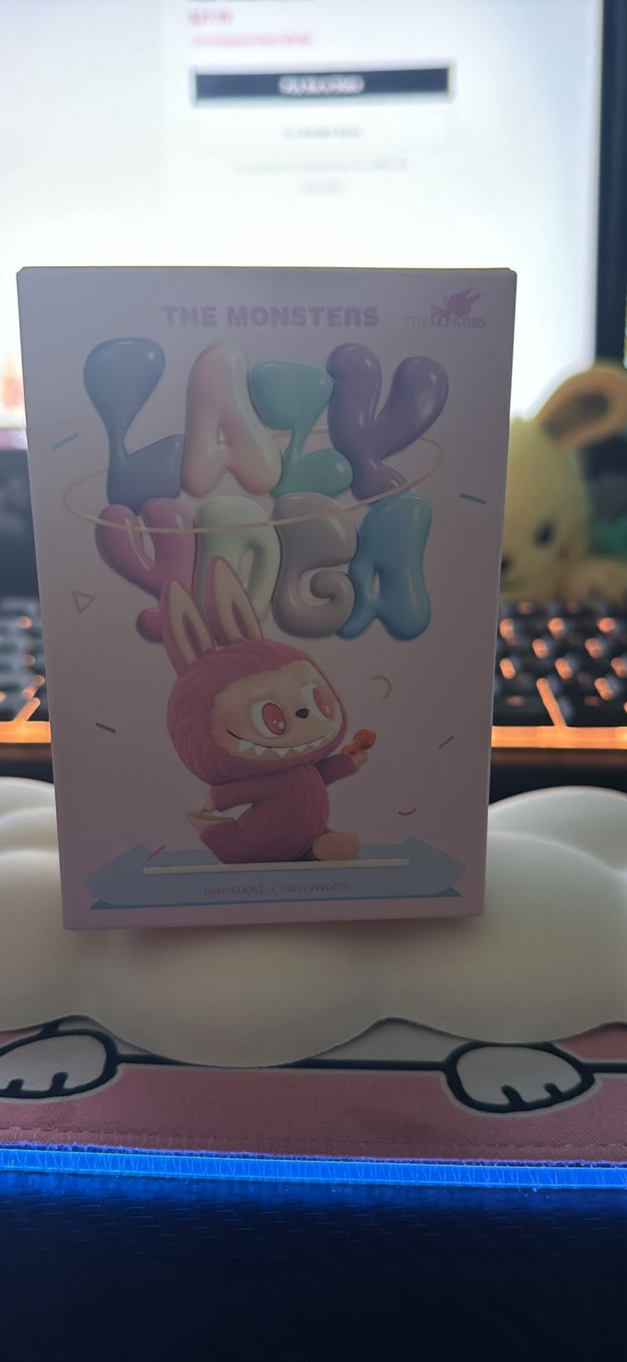Labubu Lazy Yoga Figurine!