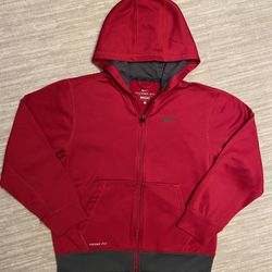 Nike Youth Boy Size Large Zipped Hoodie Sweatshirt