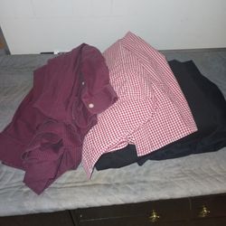 Dress Pants And Shirts Lot