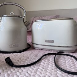 Haden Electric Kettle + Toaster Set – Matching Cream Color