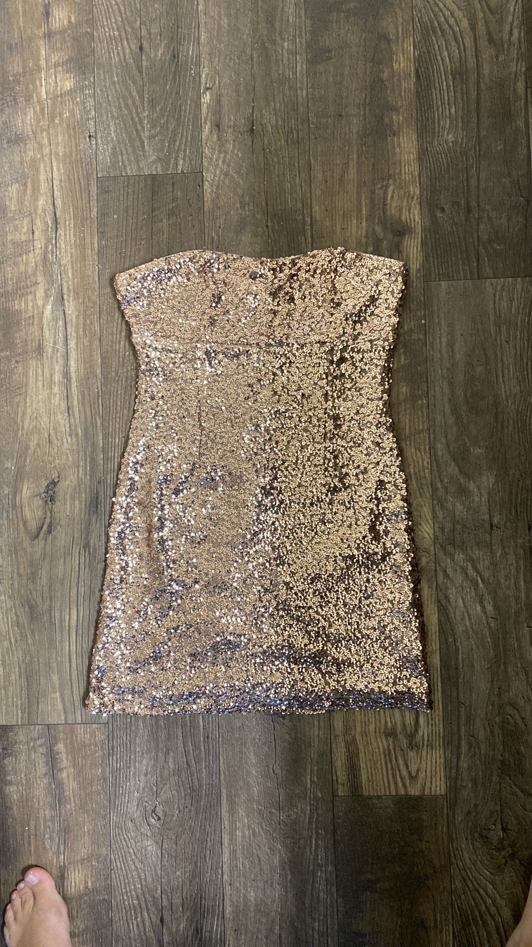 Gold Sequin Dress