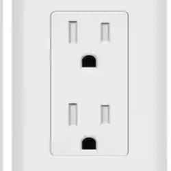 15 Amp 125-Volt Decorator Duplex Outlet with Wall Plate