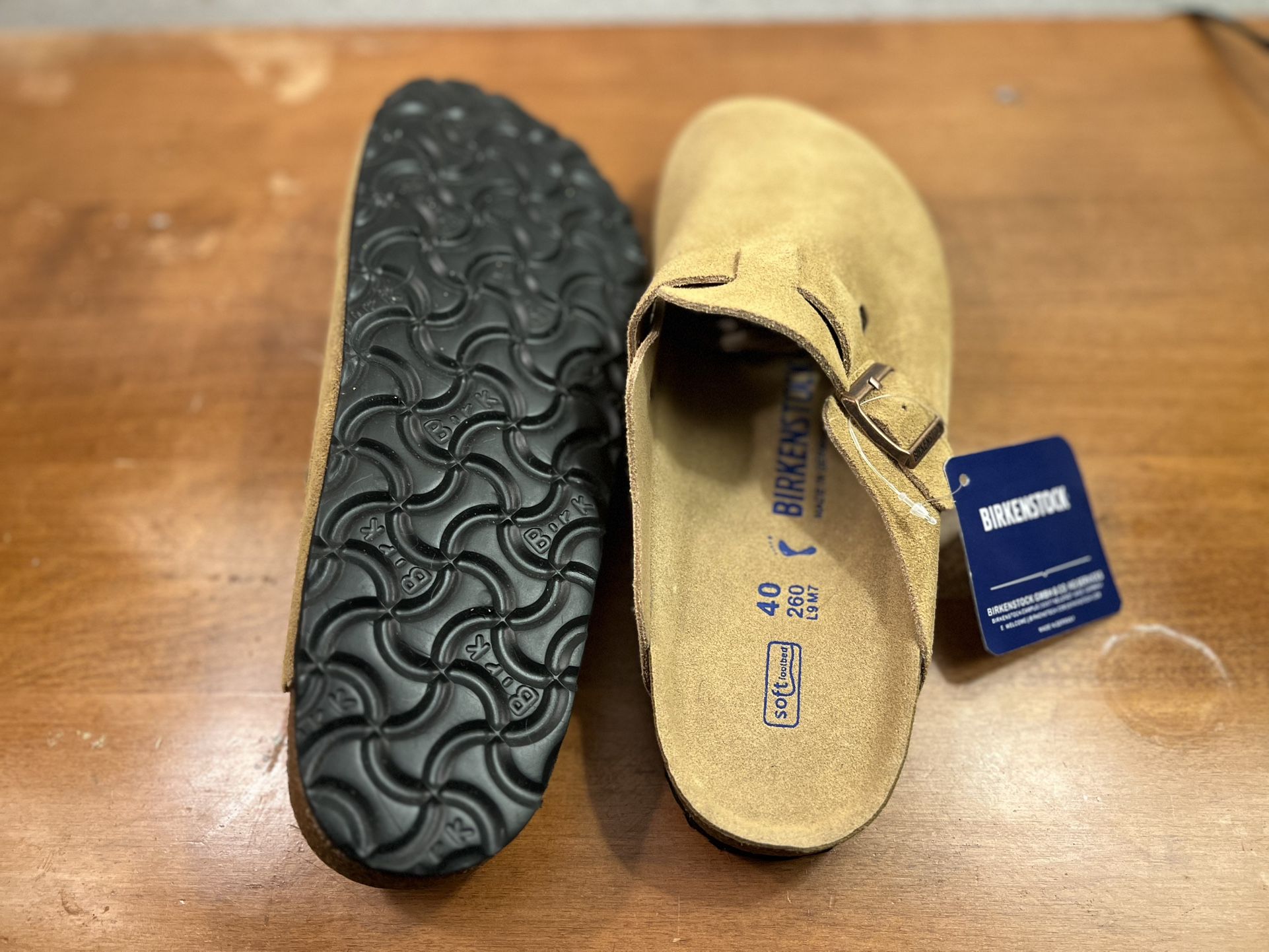 Birkenstock Boston Clogs Shoes - Dupe - Size 40