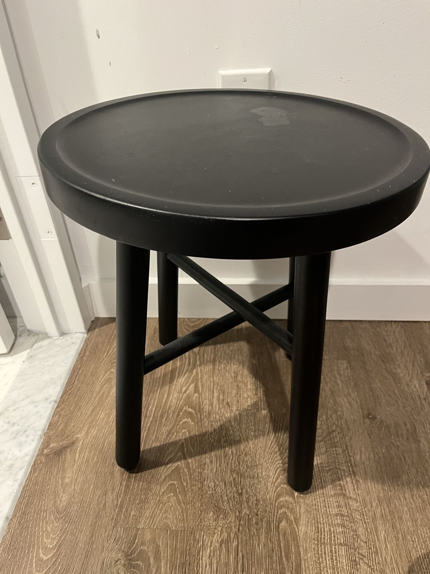 Hearth And Hand Black Accent Stool Nightstand Coffee Table