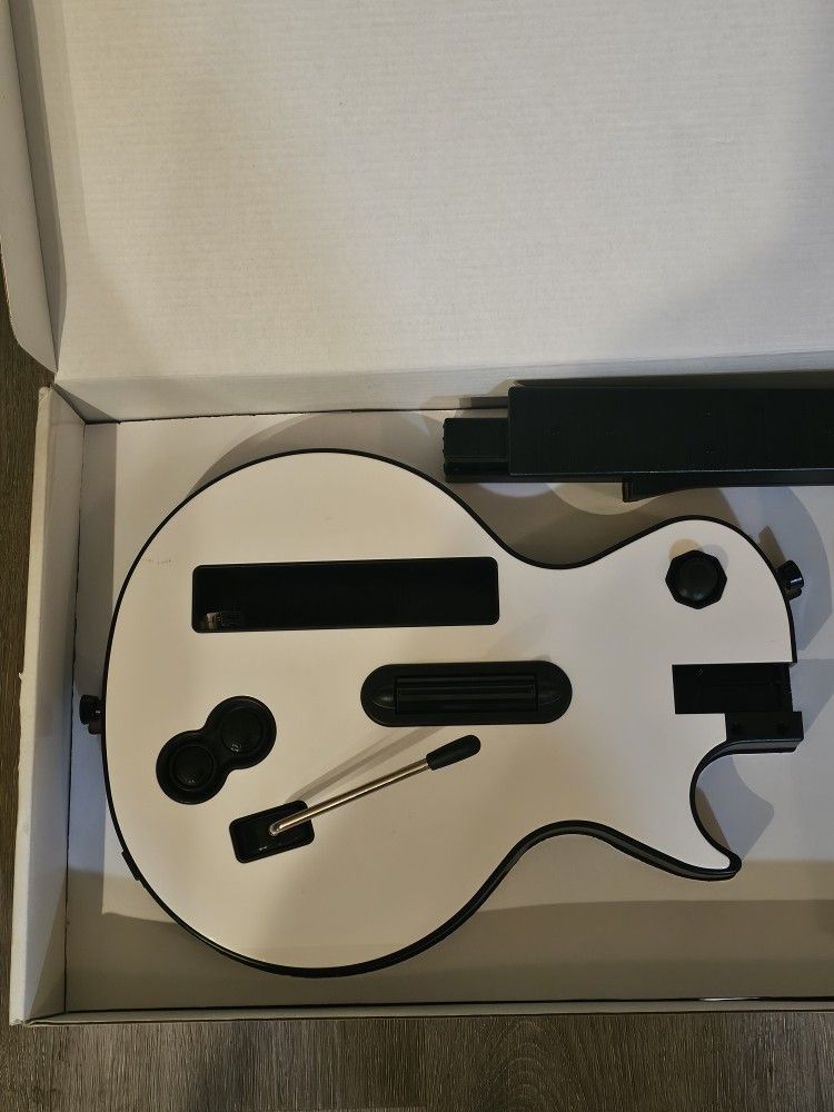 Nintendo Wii White Gibson Les Paul Guitar Controller Guitar Hero