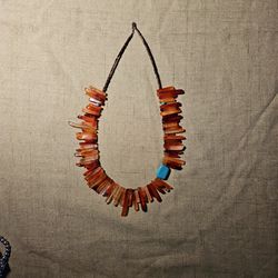Carnelian Stone Necklace 