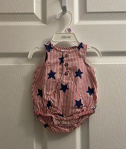 Brand New Carter’s Baby (Preemie) Stars/Stripes Outfit Size 0 Newborn 
