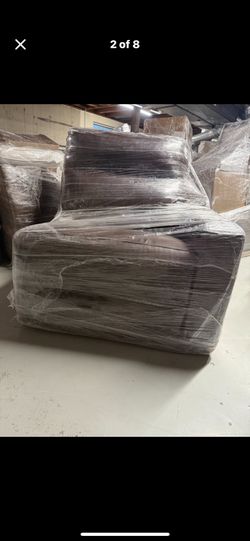 Macy’s RAF Power Recliner – Softee Brown Leather-Look