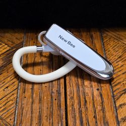 New Bee LC-B41 Wireless Bluetooth Headset Hands-Free Earpiece – White