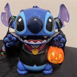 Disney Parks Lilo And Stitch Halloween Vampire Popcorn Bucket (New)