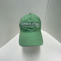 Sperry Top-Sider Sailing Boat Shoes Cap Hat OSFA Adjustable GET WET - Green