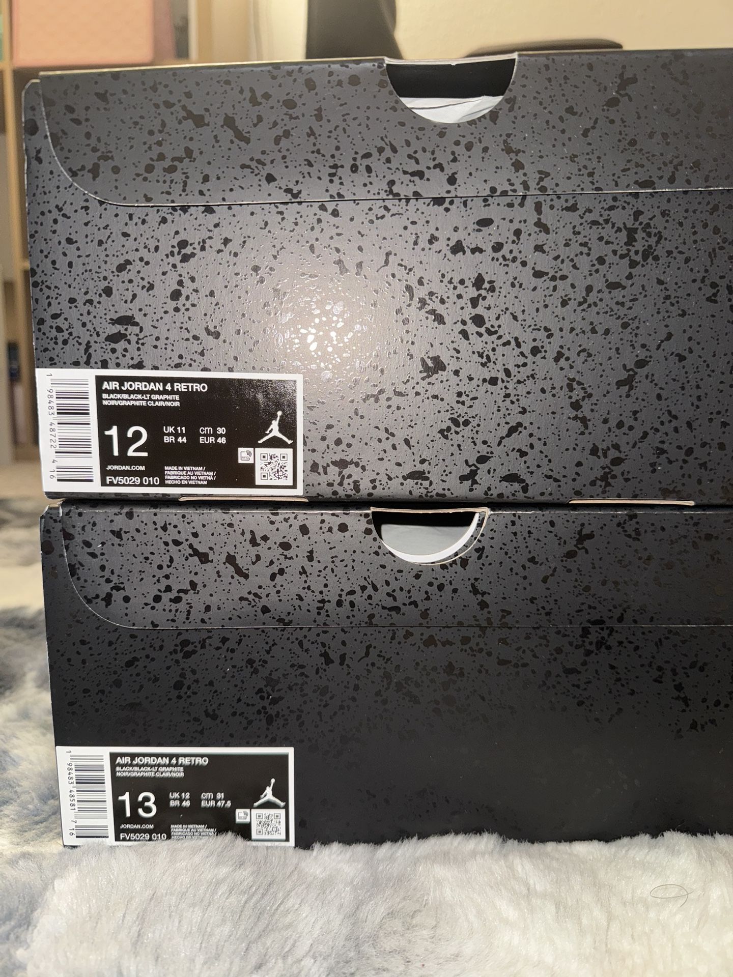 Brand New Jordan 4 Retro “Black Cat” 2025 – Size 12 – $320 OBO – With Receipt