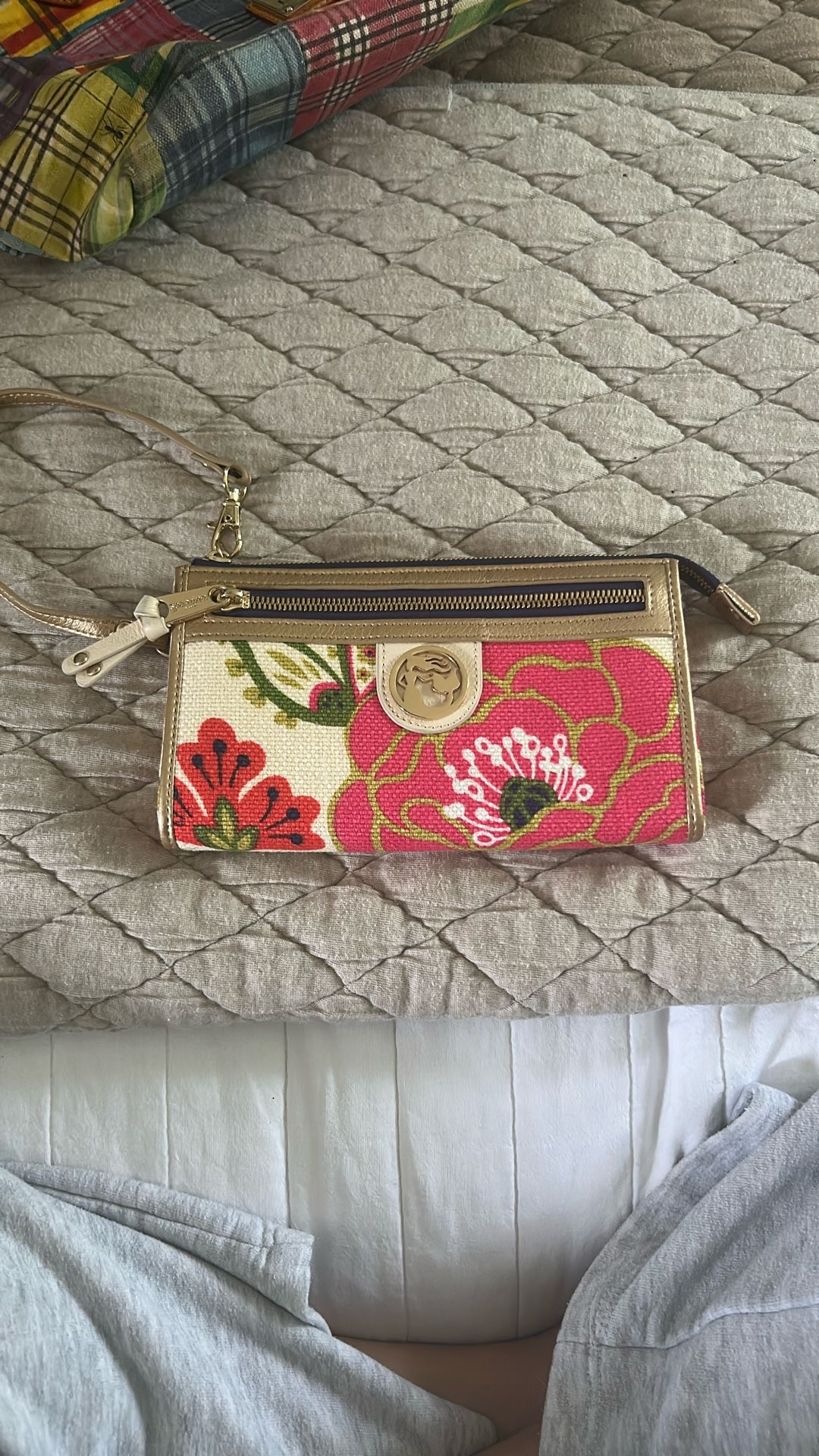 Spartina 449 Floral Wristlet Wallet