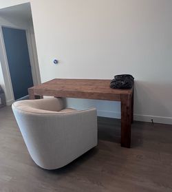 Classic rustic solid wood desk