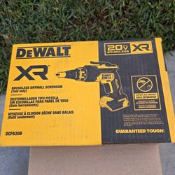 Dewalt 20v Drywall Gun Brushless XR Brand New Tool Only 