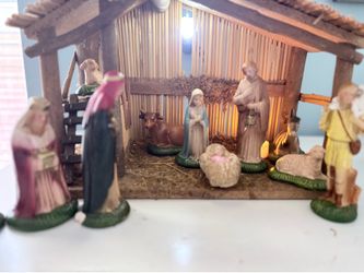 Vintage Nativity Scene