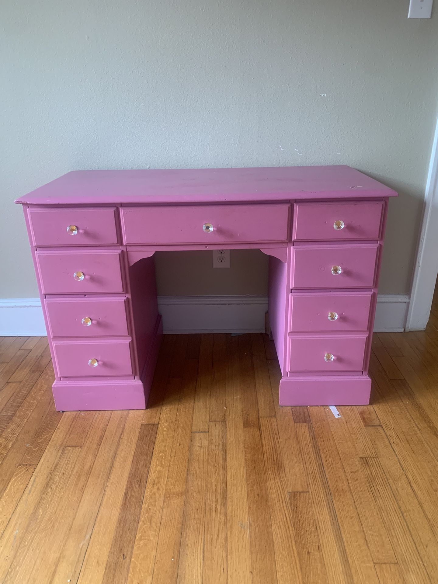 Pink Vanity Desk