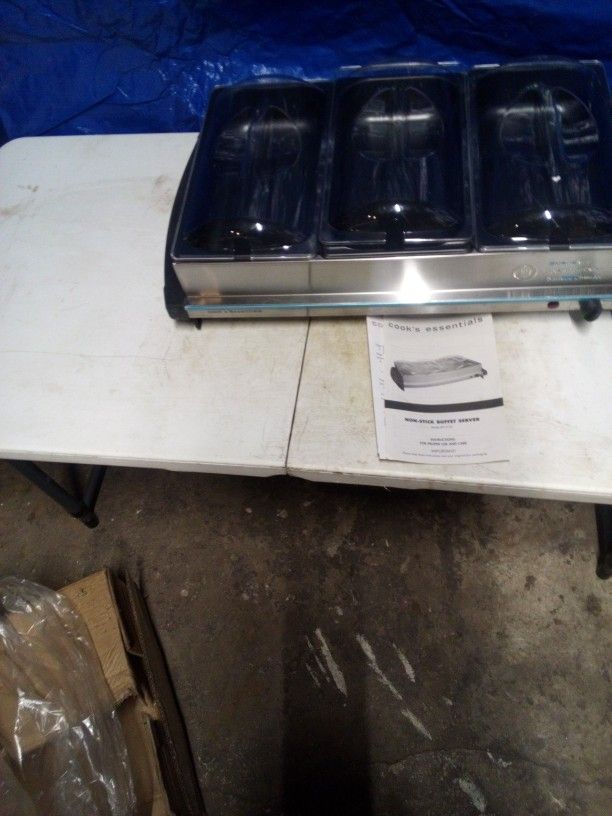 3 Section Buffet Warmer
