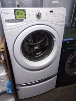 Whirlpool front load washer working perfectly 4 months warranty