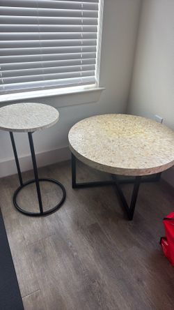 Mother of Pearl Coffee and End Table
