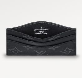 Authentic Louis Vuitton Monogram Eclipse Double Card Holder