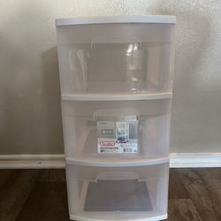 Sterilite 3-Drawer Plastic Storage Cart