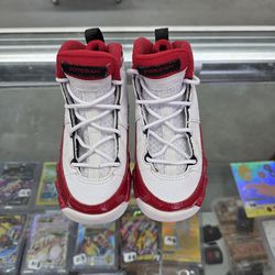 Nike Air Jordan 9 IX Retro Kids Size 8c White Gym Red Toddler Jordans 401812-160
